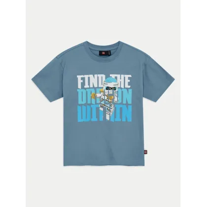 Zdjęcie LEGO T-Shirt Ninjago 12011416 Niebieski Regular Fit