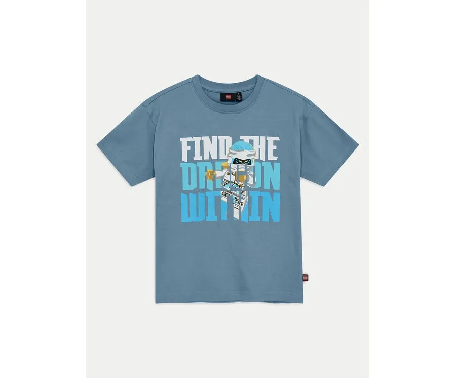 obrazek 1 LEGO T-Shirt Ninjago 12011416 Niebieski Regular Fit