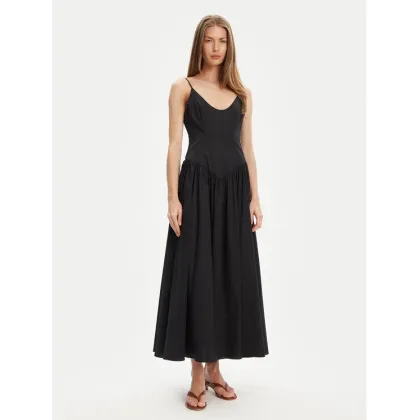 Zdjęcie STAUD Sukienka letnia Dena R24S2109PO Czarny Slim Fit