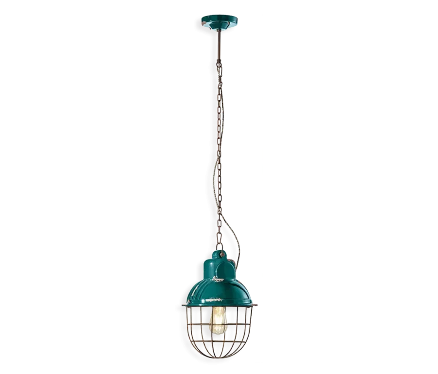 obrazek 4 Wyjątkowa włoska lampa wisząca retro Industrial