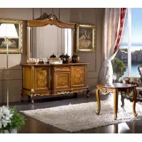 Zdjęcie Wspaniałe lustro drewniane Regency