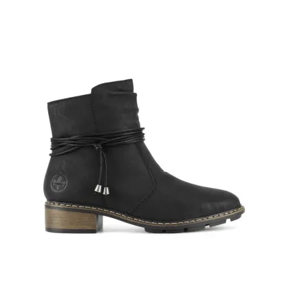 Zdjęcie Rieker Botki 77263-00 Czarny