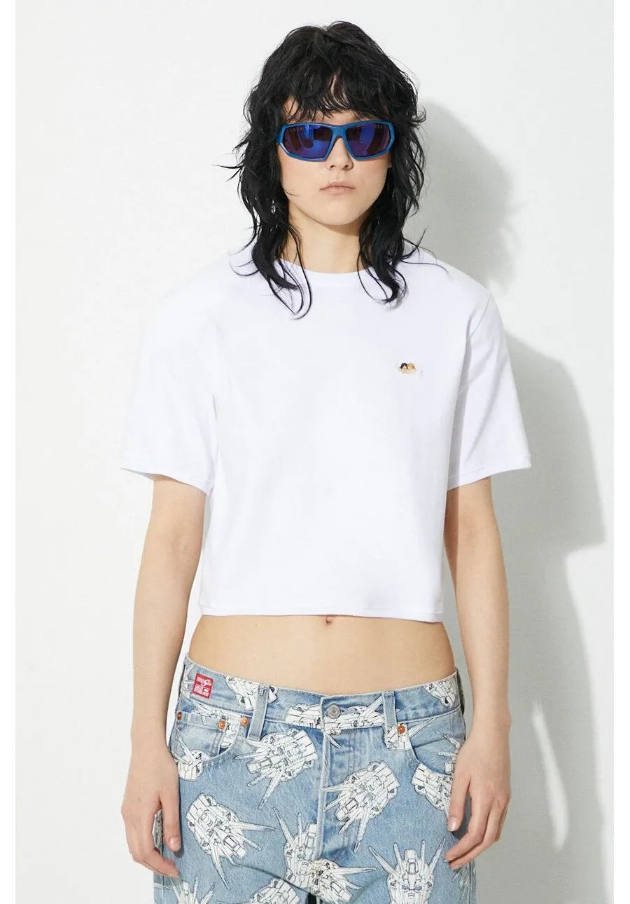 obrazek 1 Fiorucci t-shirt Angel Patch Padded Cropped T-Shirt damski kolor biały M01FPTSH095CJ03WH01