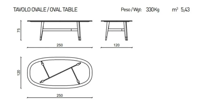 obrazek 3 Nowoczesny, designerski stół jadalniany - Ulivi Salotti