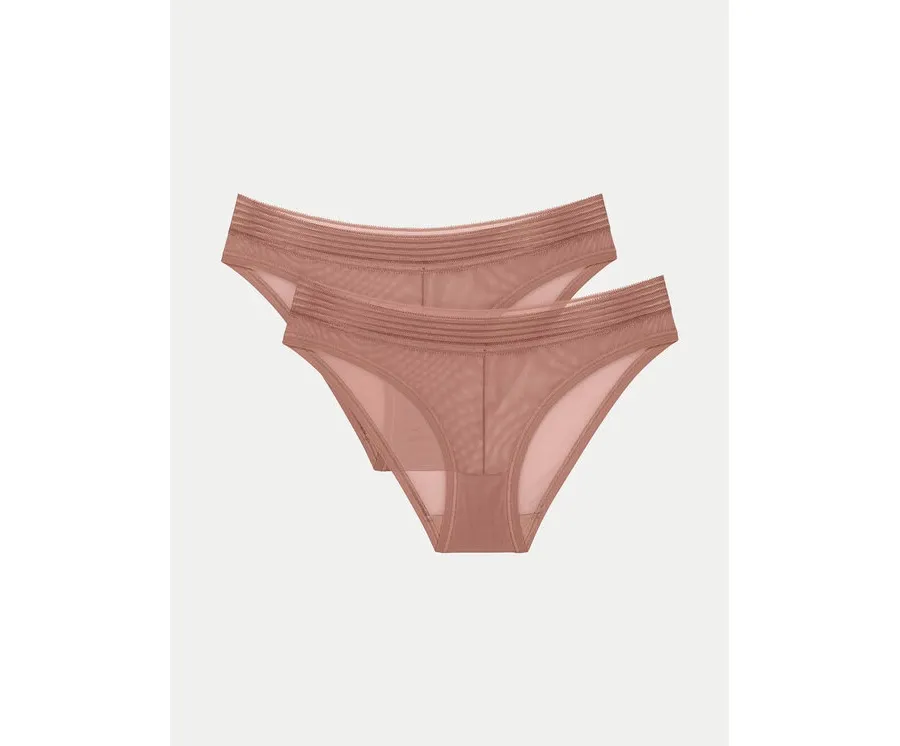 obrazek 1 Triumph Komplet 2 par fig klasycznych Tempting Sheer 10218591 Beżowy