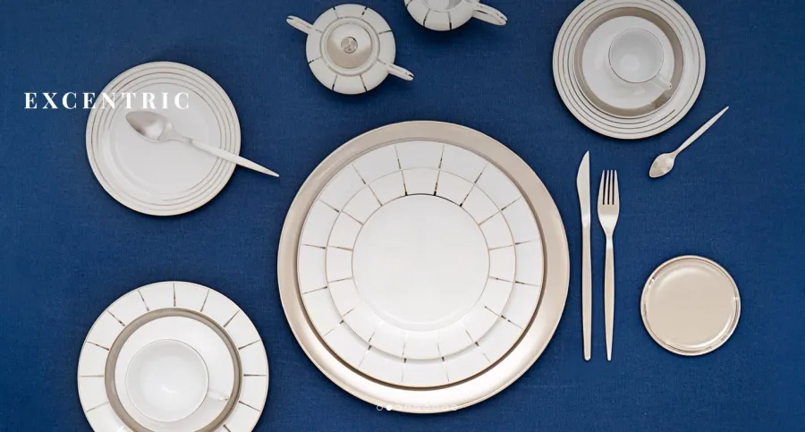 obrazek 2 Fantastyczna porcelanowa taca Excentric do serwowania przystawek