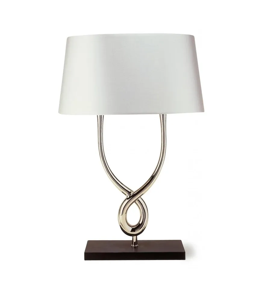 obrazek 1 Elitarna lampa ORGANIC LOOP na łupkowej podstawie