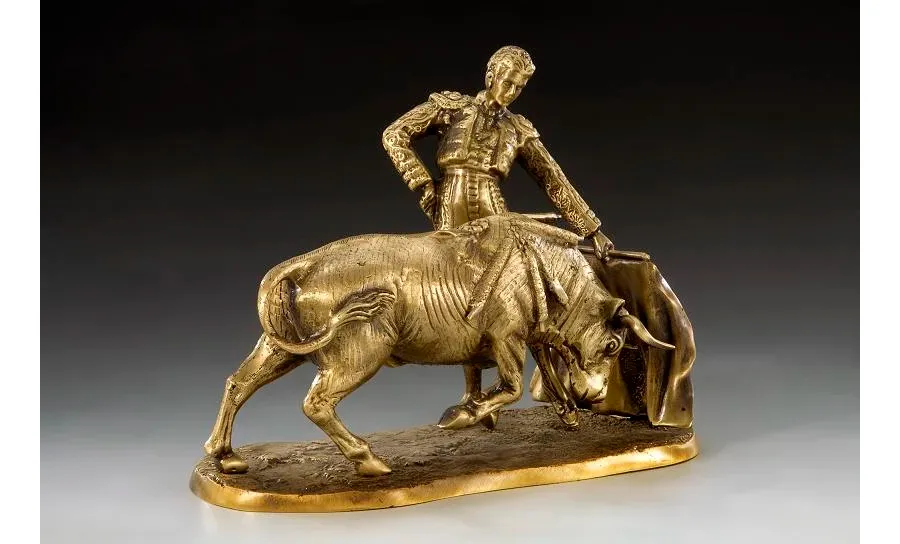 obrazek 1 Figurka torreadora z brązu - na wzór antyczny 