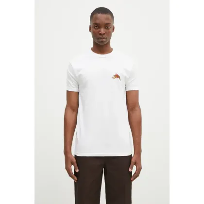 Zdjęcie Wacko Maria t-shirt bawełniany Tim Lehi męski kolor biały z aplikacją 24FW-WMT-TEE06