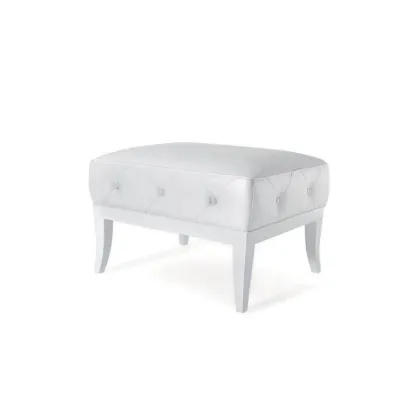 Picture Luxurious handmade footstool for the living room - Munna