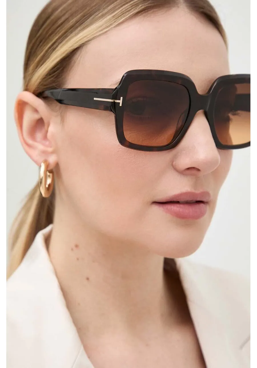 obrazek 1 Tom Ford okulary przeciwsłoneczne damskie kolor brązowy FT1082_5452F