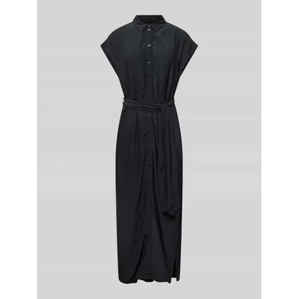 Zdjęcie Długa sukienka z wiązanym paskiem