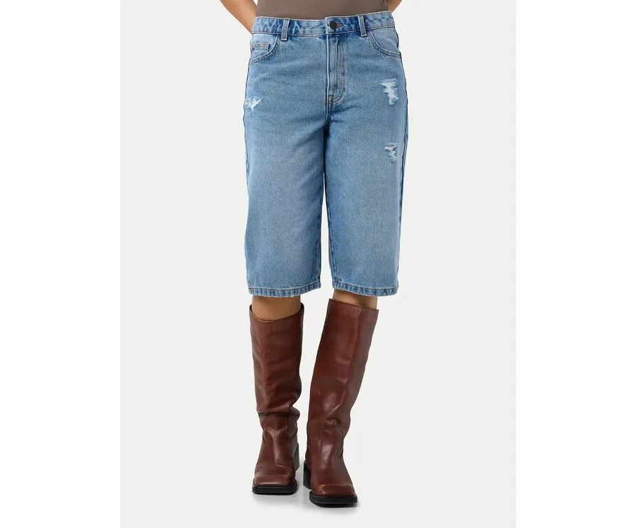 obrazek 1 Noisy May Szorty jeansowe Welsie 27034305 Niebieski Regular Fit