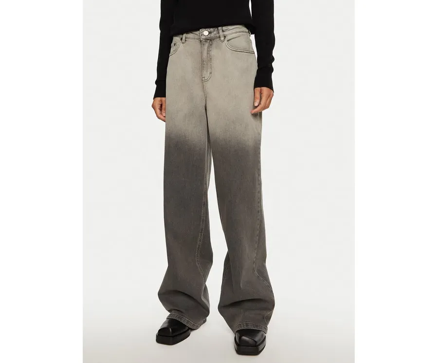 obrazek 1 Gestuz Jeansy Zorelly 10909231 Szary Loose Fit
