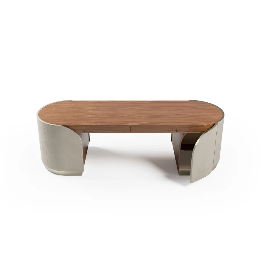 obrazek 3 Eleganckie włoskie biurko w stylu modernistycznym - do gabinetu lub biura