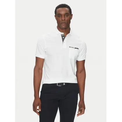 Zdjęcie Barbour Polo Corpatch MML1071WH11 Biały Tailored Fit