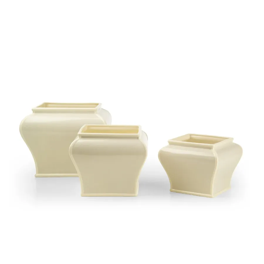 obrazek 3 Ceramiczna donica włoskiego producenta H.30xL.35xD.Int.25 cm