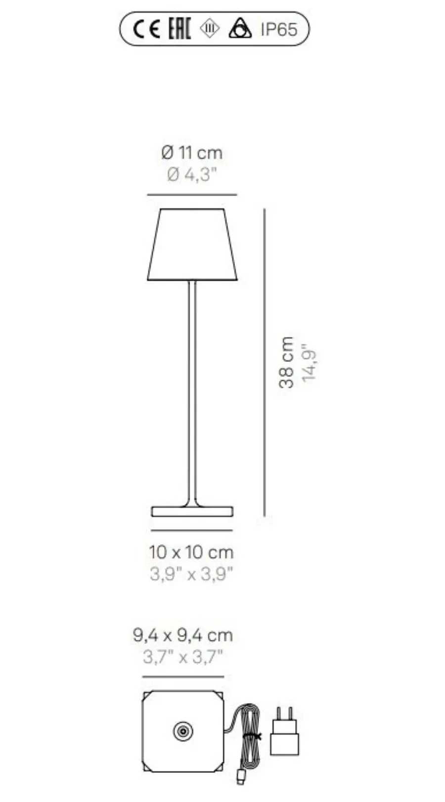 obrazek 2 Dekoracyjna lampa na biurko Poldina x Peanuts 38 cm