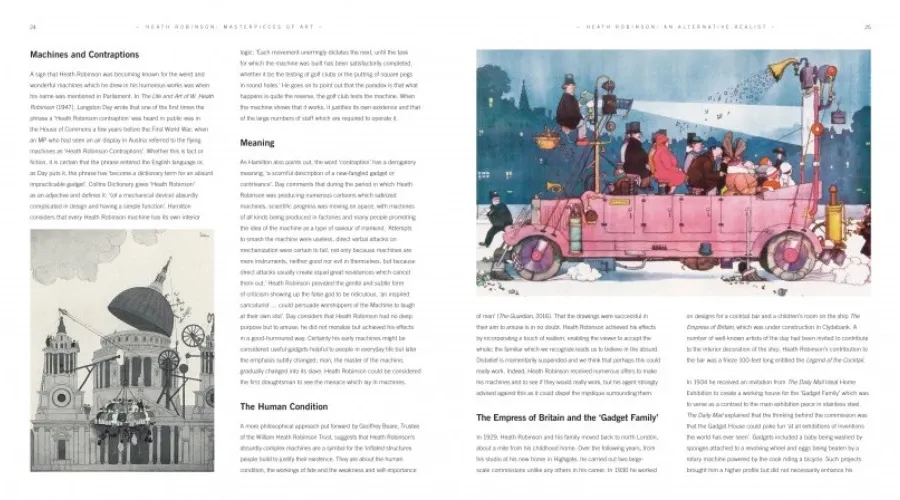 obrazek 4 Książka Heath Robinson Arcydzieła sztuki - Flame Tree Publishing