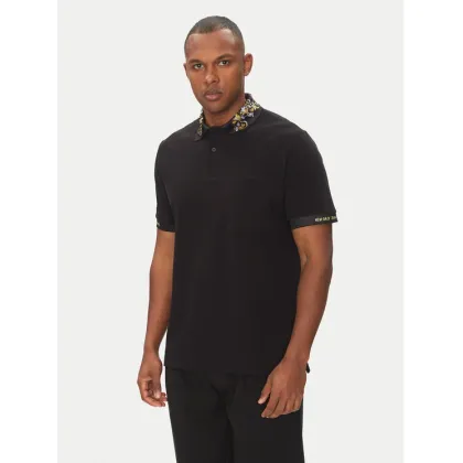 Zdjęcie Versace Jeans Couture Polo 78GAGT04 Czarny Regular Fit