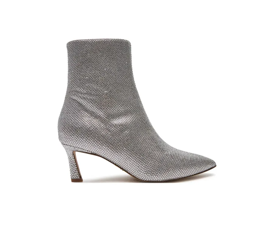 obrazek 1 Steve Madden Botki Lulah-R SM11003281 Srebrny