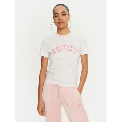Zdjęcie Juicy Couture T-Shirt College Gf JCSCT224414 Biały Regular Fit