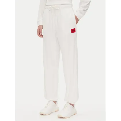 Zdjęcie HUGO Spodnie dresowe Neve_Pants 50531692 Écru Relaxed Fit