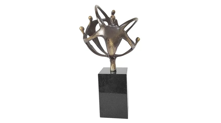 obrazek 3 Statuetka wykonana z brązu