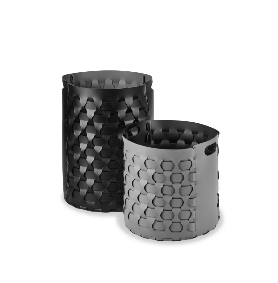 obrazek 3 Wysoki czarny kosz Dubai Ø40xH57 cm