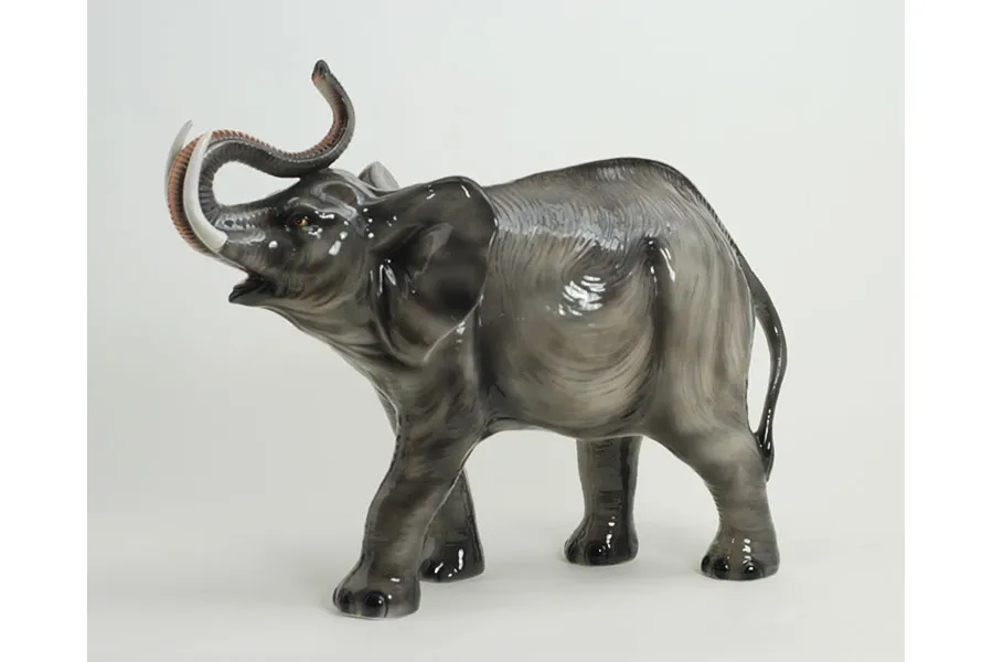 obrazek 1 Piękny ceramiczny słoń