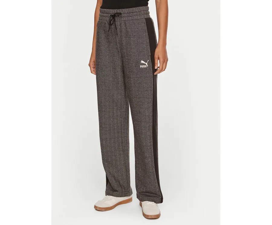 obrazek 1 Puma Spodnie dresowe T7 High Waist Track 626798 01 Szary Regular Fit