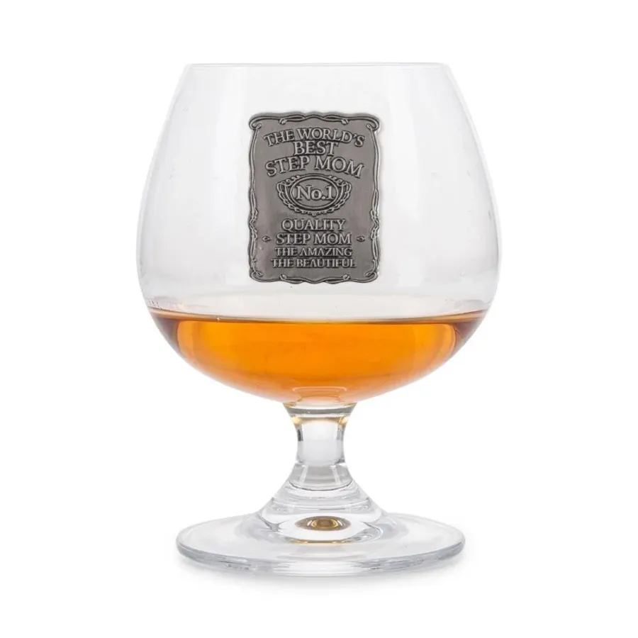 obrazek 1 Stylowy prezent dla najlepszej macochy na świecie – kieliszek do brandy