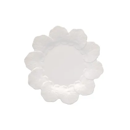 Zdjęcie Wiejski talerz ceramiczny w kolorze białym - Bordallo Pinheiro