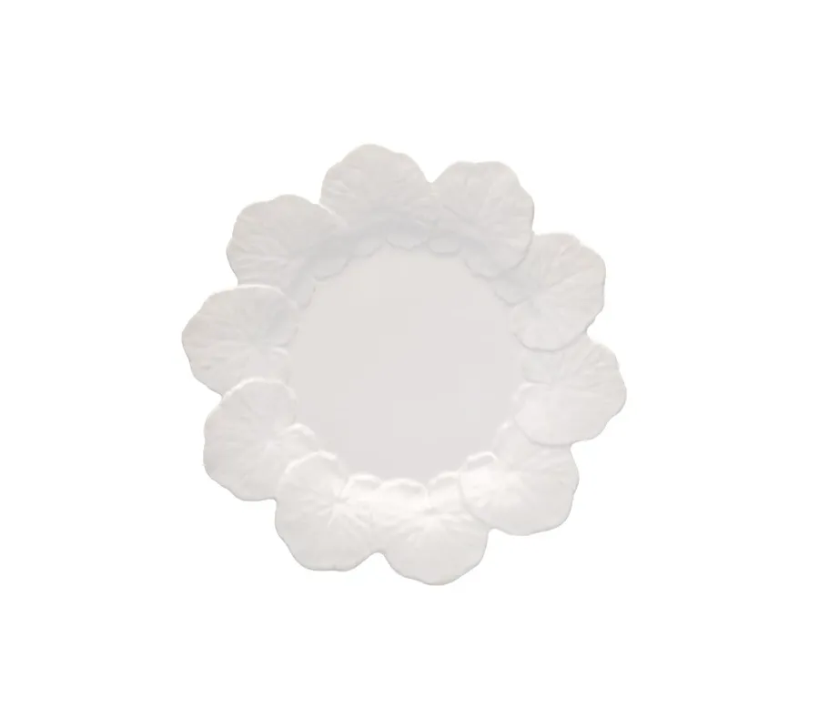 obrazek 1 Wiejski talerz ceramiczny w kolorze białym - Bordallo Pinheiro