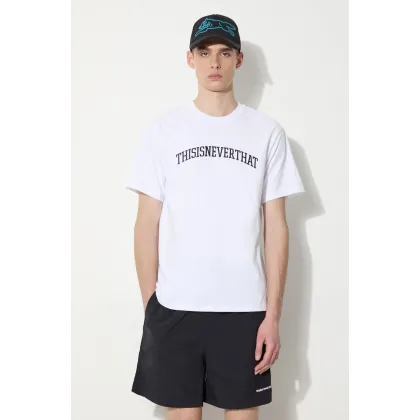 Zdjęcie thisisneverthat t-shirt Arch-Logo Tee męski kolor biały z nadrukiem TN240TTSST04
