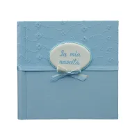Picture A unique blue album for baby photos
