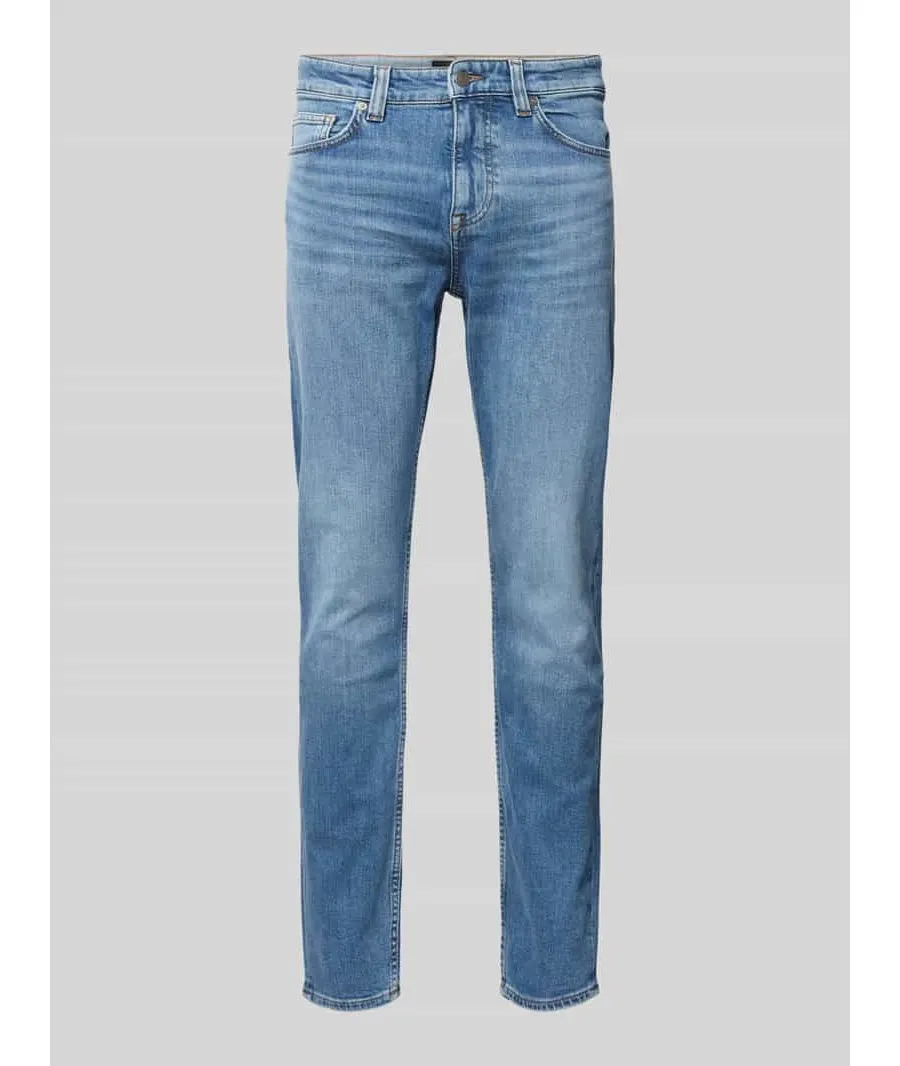 obrazek 1 Jeansy o kroju slim fit z dodatkiem streczu model ‘DELAWARE’