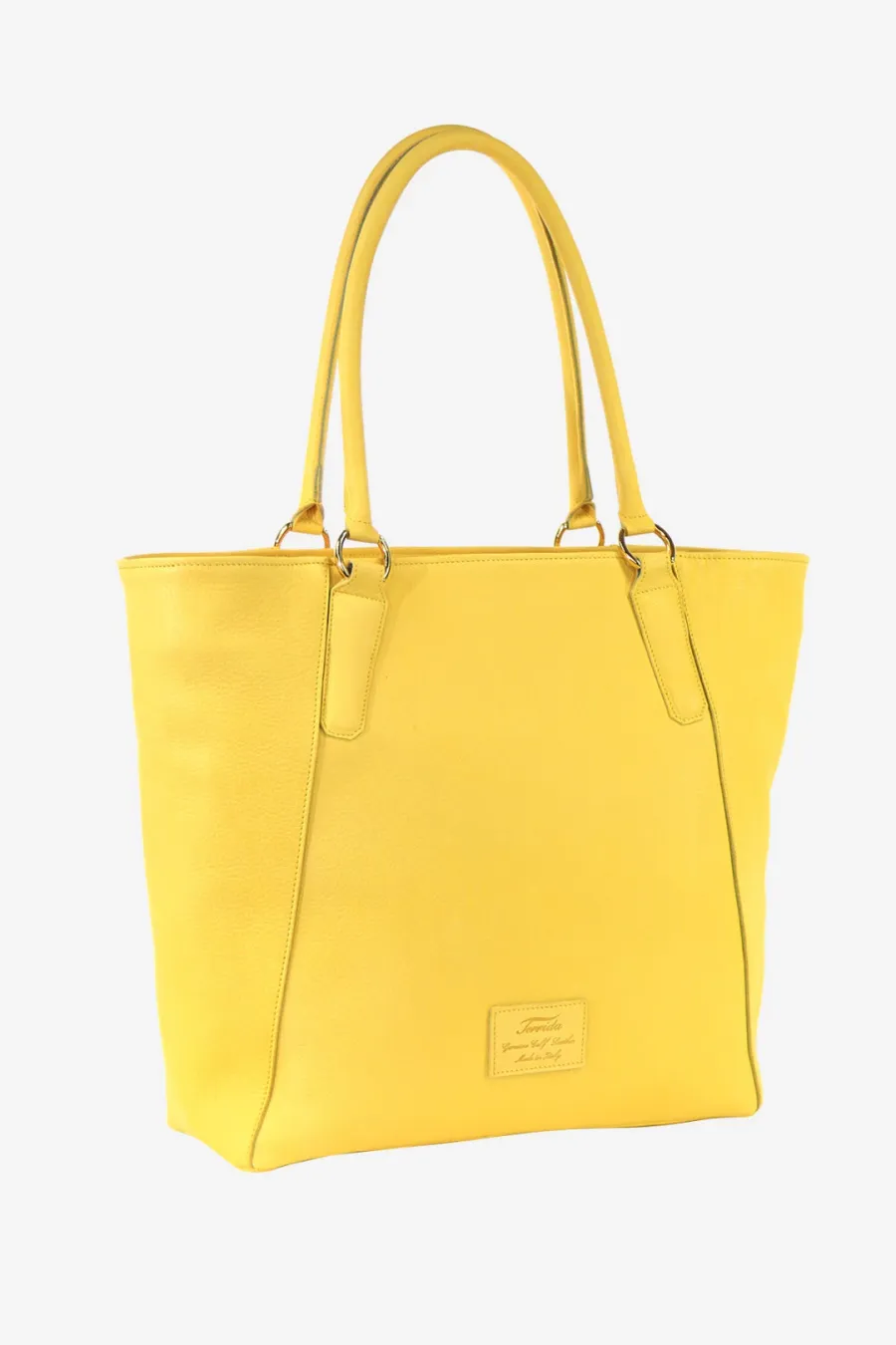 obrazek 2 Wyjątkowo piękna torba shopper w kolorze żółtym - Terrida