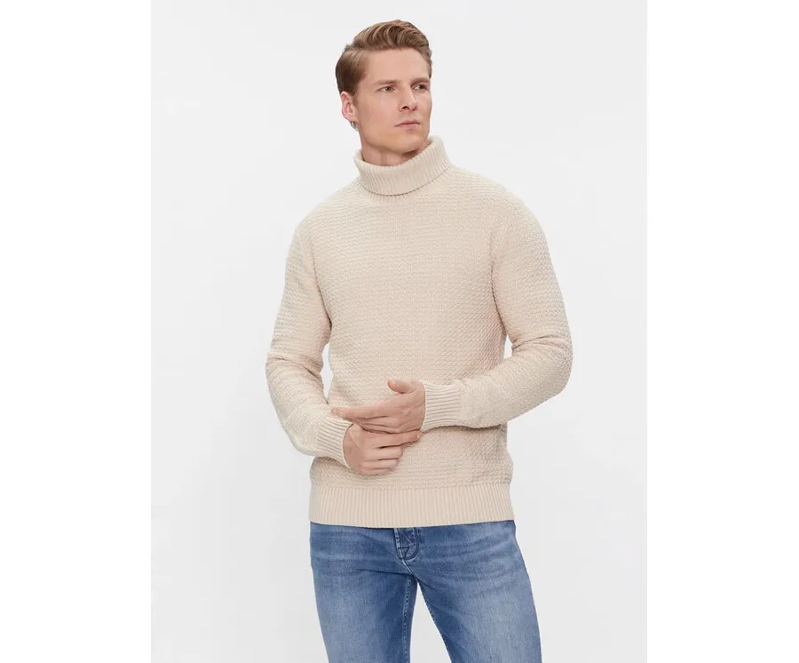 obrazek 1 Selected Homme Golf 16091739 Beżowy Regular Fit