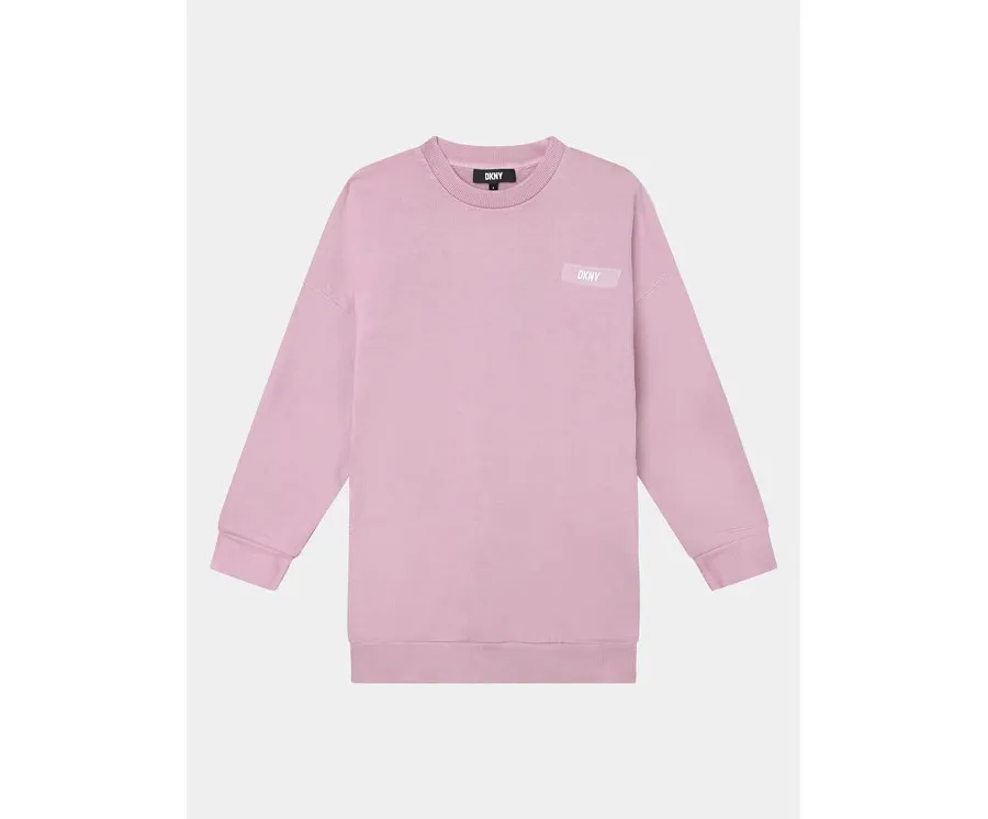 obrazek 1 DKNY Sukienka dzianinowa D32887 D Różowy Regular Fit