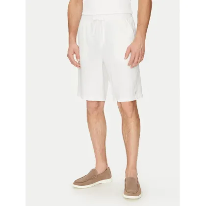 Zdjęcie Guess Szorty materiałowe F5GD00 WH4J0 Biały Regular Fit