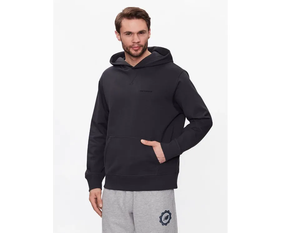 obrazek 1 New Balance Bluza Athletics Nature State MT23565 Czarny Relaxed Fit