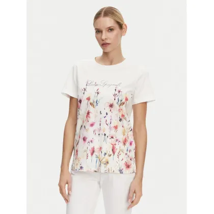 Zdjęcie Luisa Spagnoli T-Shirt Boemi 542083 Biały Regular Fit