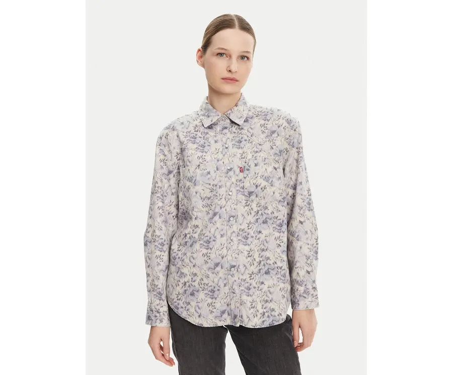 obrazek 1 Levi's® Koszula jeansowa Teodora Western A7244-0051 Błękitny Relaxed Fit