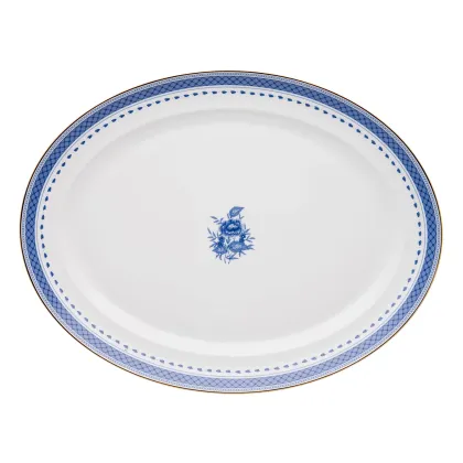 Zdjęcie Mały owalny talerz z porcelany z unikatowej kolekcji Cozinha Velha - Vista Alegre