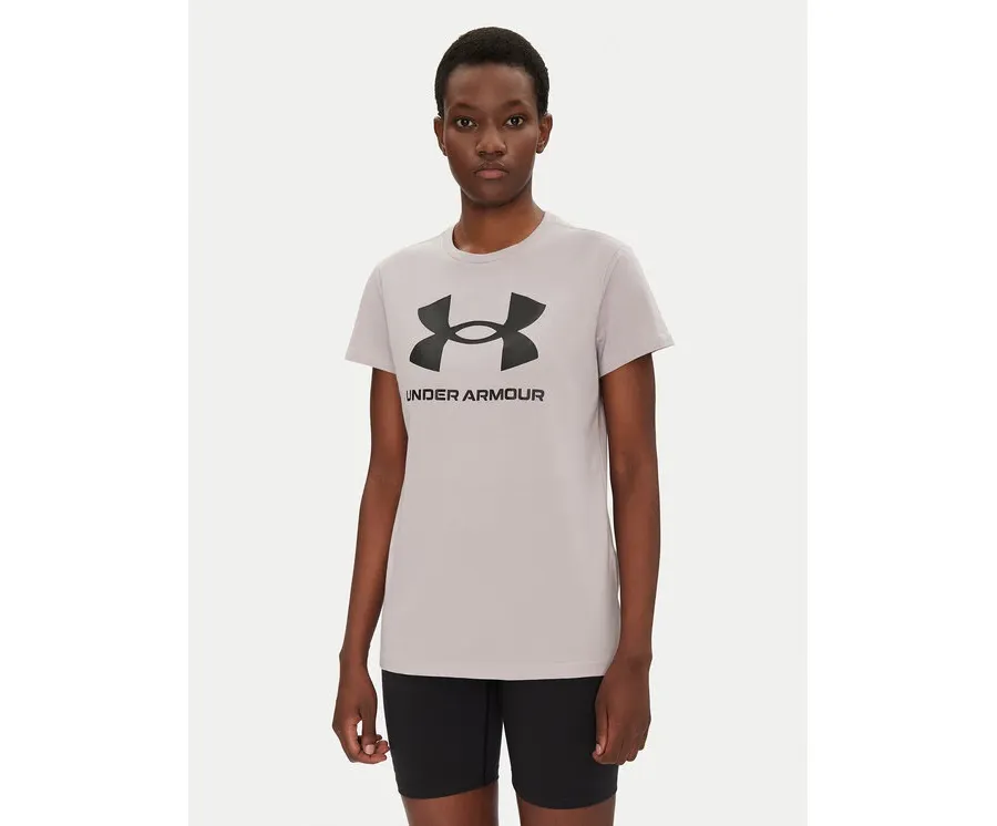 obrazek 1 Under Armour T-Shirt Rival Logo SS 1356305 Szary Regular Fit