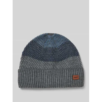 Zdjęcie Czapka beanie z naszywką z logo model ‘MIGUEN’
