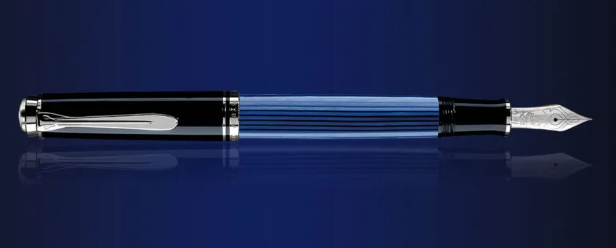 obrazek 4 Wspaniałe pióro wieczne Souverän 805 Black-Blue EF na prezent