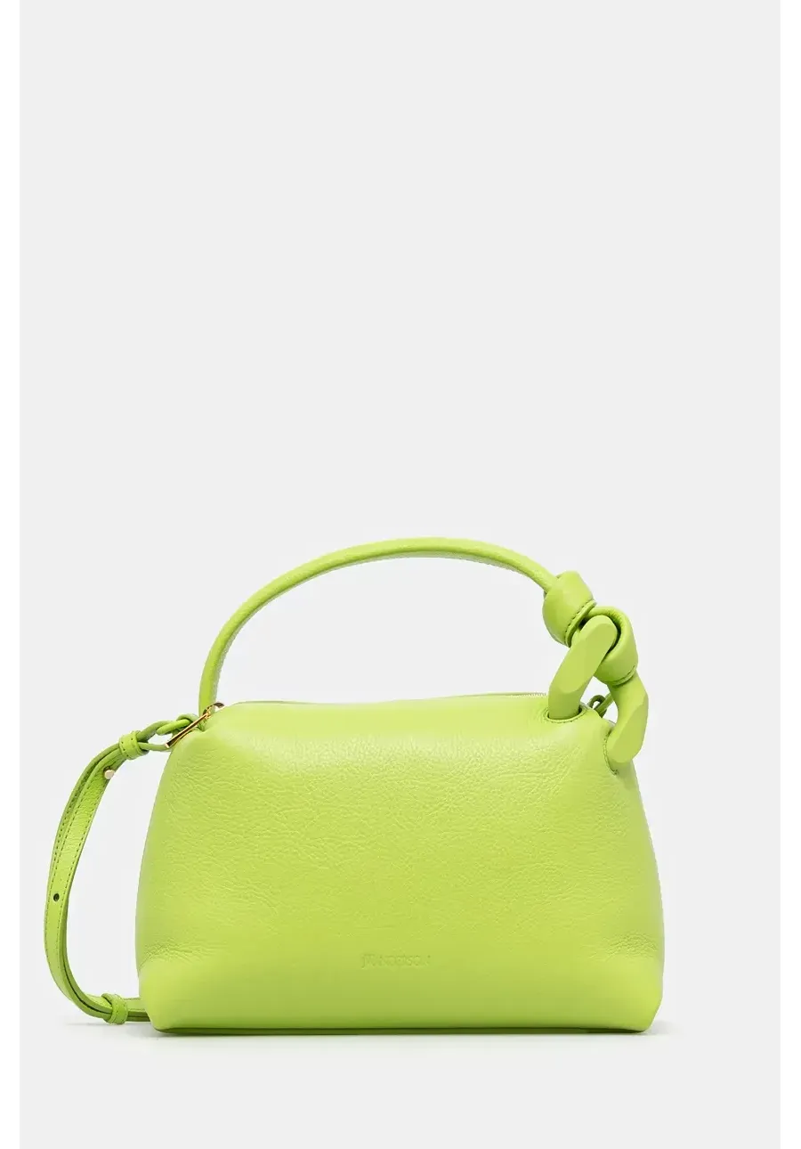 obrazek 1 JW Anderson torebka skórzana The Jwa Small Corner Bag kolor zielony HB0619.LA0332.526