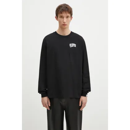 Zdjęcie Billionaire Boys Club longsleeve bawełniany Small Arch Logo L/S Tee kolor czarny z nadrukiem BC007-WHITE